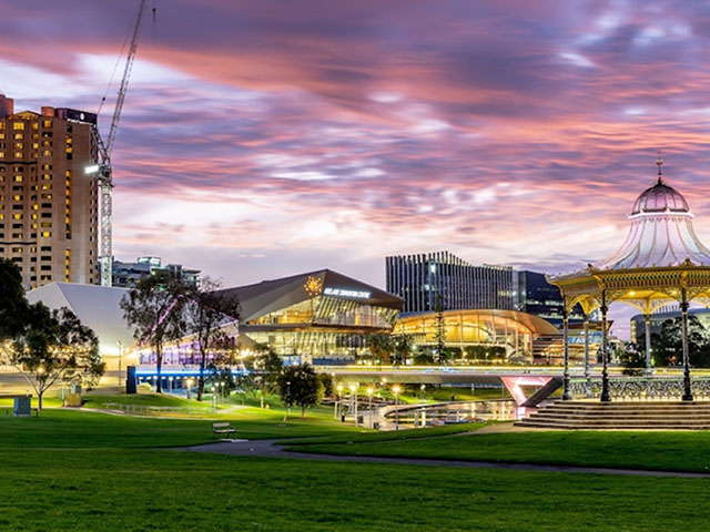 Adelaide city skyline