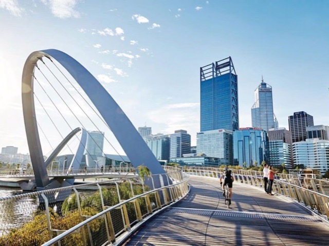 Perth city skyline