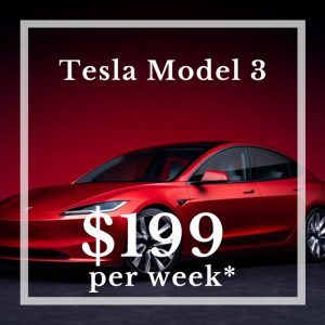 Tesla Model 3 $199 per week